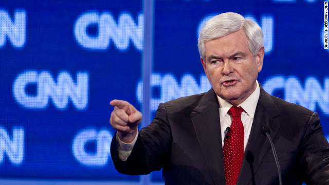 Gingrich arremete contra los medios y sale fortalecido en debate republicano