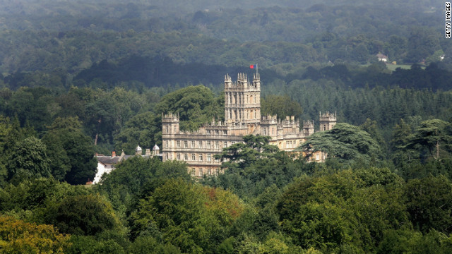 The show is filmed at Highclere Castle, which is located amidst 1,000 acres of parkland near Newbury, England.