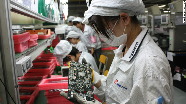 Foxconn, filial de Apple, aumentará los salarios de sus empleados en China
