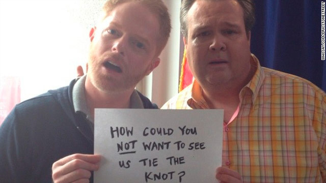 Jesse Tyler Ferguson and Eric Stonestreet took to Twitter to celebrate the striking down of Proposition 8.