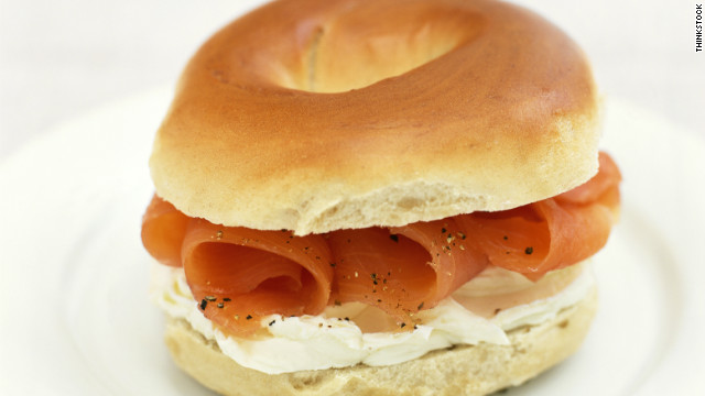 Breakfast buffet: National bagels and lox day