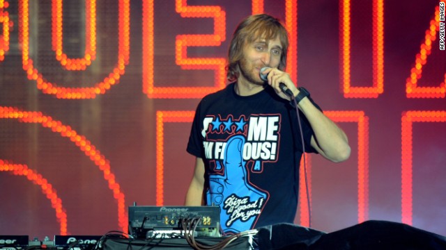 DJ David Guetta performs at a music festival in July 2011.