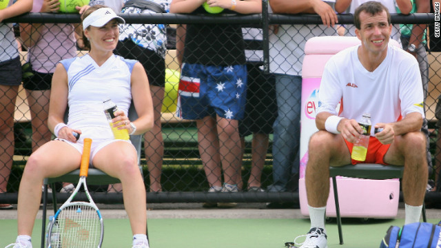Former women's No. 1 Hingis became engaged to Stepanek in 2006 but a year later the couple announced through the ATP Tour they had split. Hingis, who won five grand slam titles, retired in 2007 after testing positive for cocaine during Wimbledon. Stepanek married fellow Czech Nicole Vaidisova in July 2010.