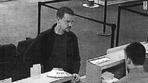 A surveillance photo shows Josh Powell at a Puyallup bank the day before the alleged murder-suicide.