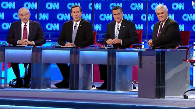 Romney, Santorum go after each other in debate - CNN.