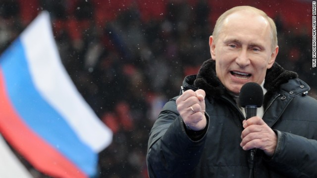 Vladimir Putin proclama su victoria en la elección presidencial de Rusia