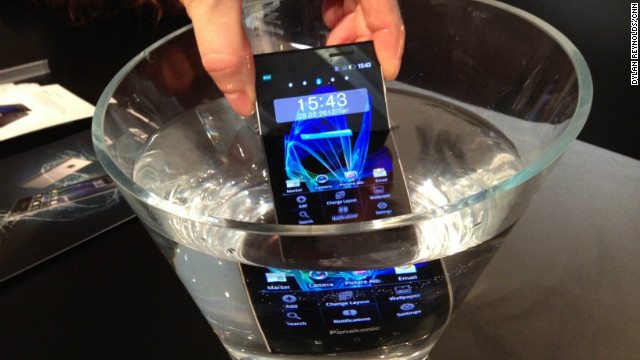 <br/>Panasonic's Eluga Power smartphone is among the new breed of waterproof devices