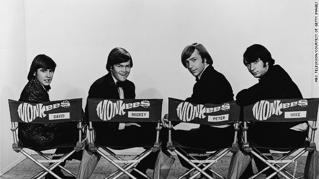 <br/>The Monkees pose for an early 1970s promotional portrait. 