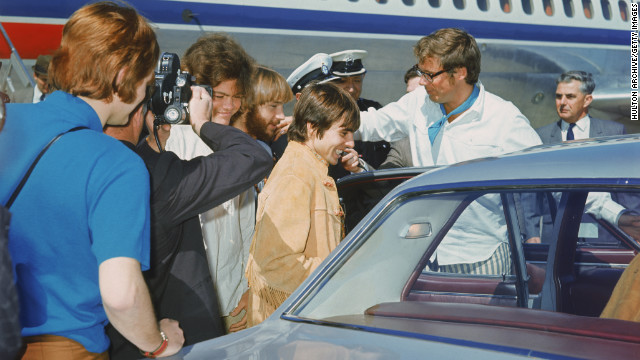 <br/> The Monkees arrive at Melbourne airport in Australia in 1968. 