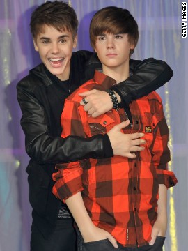 <br/>Madame Tussauds had everyone seeing double when Bieber's wax figure was unveiled in March 2011 in London. 