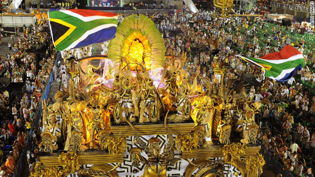 The carnival in Rio de Janeiro