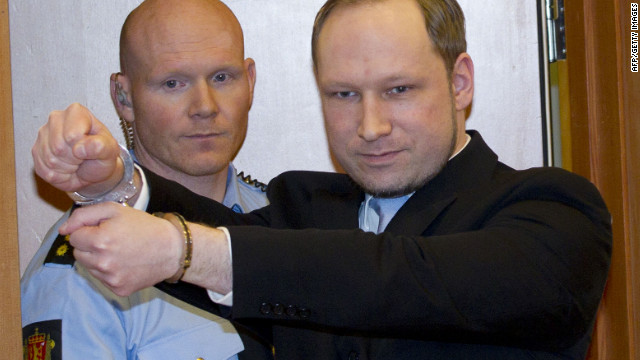 Anders Behring Breivik, el atacante de Noruega es declarado culpable de terrorismo