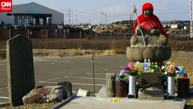 <br/>This statue in Miyagi is of Jizo Bosatsu, one of Buddha's disciples who guides dead children to heaven, said iReporter Jun-ichi Kobayashi. People leave offerings at the statue nearly every day. 