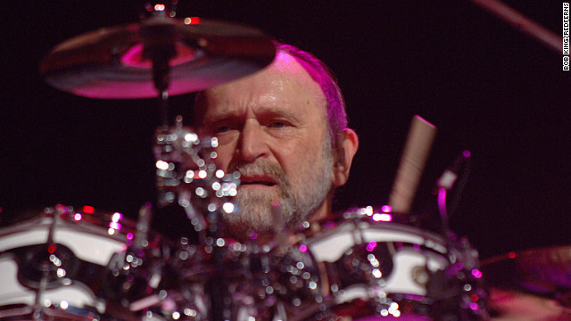 Michael Hossack, shown here performing with the Doobie Brothers in 2005, died on Monday.