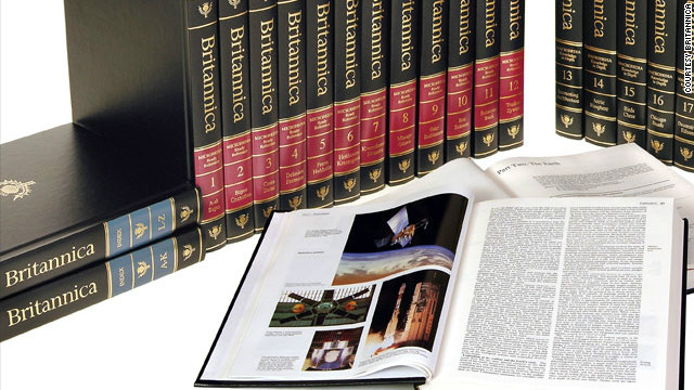 Encyclopedia Britannica to stop printing books