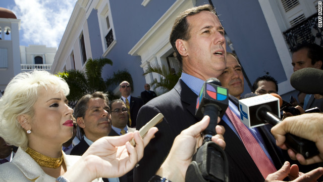 Romney, Santorum divide time in Puerto Rico, Illinois - CNN.