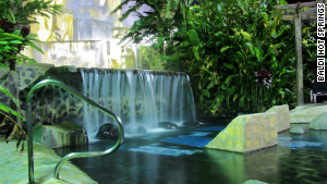This resort boasts 25 natural mineral pure water pools.