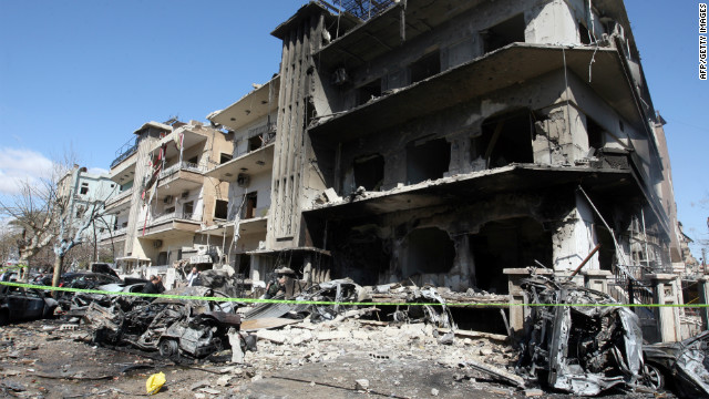 Al menos 27 muertos y 97 heridos en doble atentado en Damasco