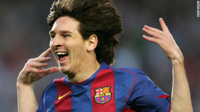 Messi's first goal for Barca came in May 2005 against Albacete, a strike which made him the youngest goalscorer in the club's history. The record was later broken by Spain's Bojan Krkic, who is now with Italian Serie A side Roma.