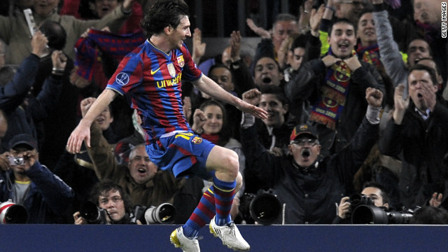 He scored four goals in a match for the first time in his career when Barca beat Arsenal 4-1 in the second leg of their Champions League last eight match in April 2010.