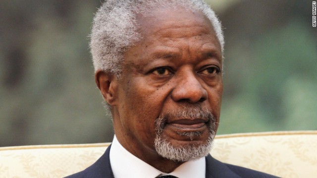 El gobierno de Siria acepta el plan de Kofi Annan para buscar paz