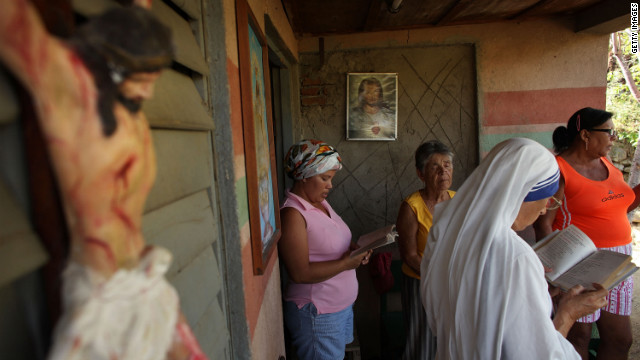 Mission houses serve as churches in many rural parts of Cuba because of the lack of government-sanctioned churches in the communist country. 