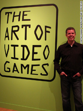 Guest curator Chris Melissinos was the driving force behind the vision of "The Art of Video Games" exhibit at the Smithsonian American Art Museum in Washington. "This is not designed to be an exhaustive compendium of the history of games," he said. "It is an art exhibition."