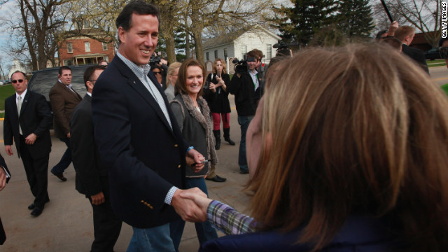 WISCONSIN PRIMARY looms large for Romney, larger for Santorum - CNN.