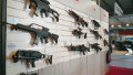 Weapons hawked at arms trade show