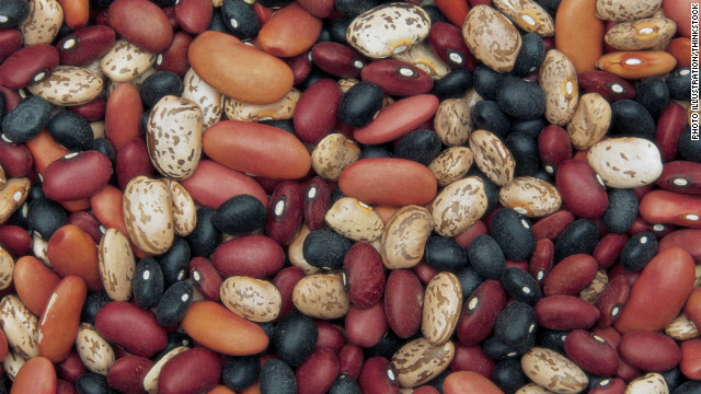 Beans, beans, the magical fruit; the more you eat, the more ... you lose weight. Black, kidney, white and garbanzo beans (also known as chickpeas) all end up on superfood lists because of their fiber and protein. They fill you up and provide muscle-building material without any of the fat that meat can add to your meal. 