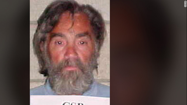 Cult leader Manson is seen in the prison booking photo from August 2002.