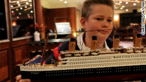 Patrick Druckenmiller\'s grandmother bought him a replica of the Titanic during the ship\'s stop in Halifax, Nova Scotia.