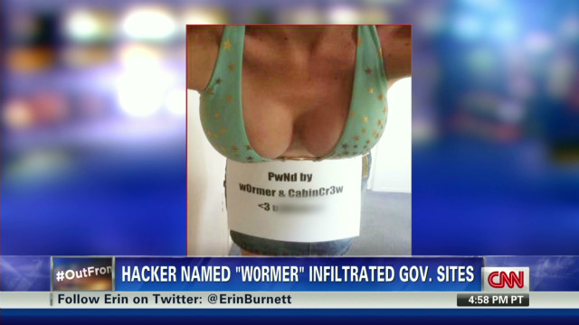 Anonymous Hacker Busted By Revealing Photo Erin Burnett OutFront