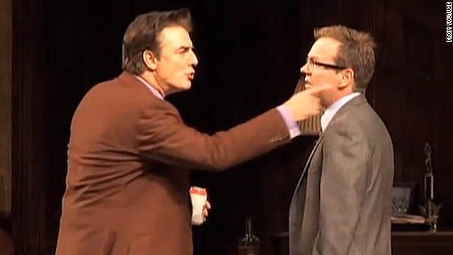 Chris Noth and Kiefer Sutherland starred in Jason Miller's 1972 play, "That Championship Season," in 2011.