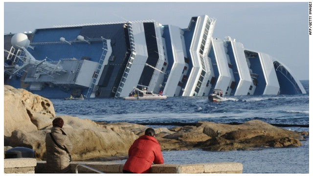 Retiro del Costa Concordia del sitio del naufragio empezará en mayo