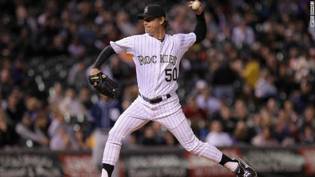 Rockies’ Moyer, 49, becomes oldest pitcher to win game