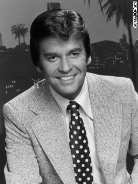 Clark on the set of his NBC television series, "Dick Clark&squot;s Live Wednesday," in 1978. 