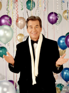 Clark hosts his annual ABC New Year special from New York's Times Square in 1994.