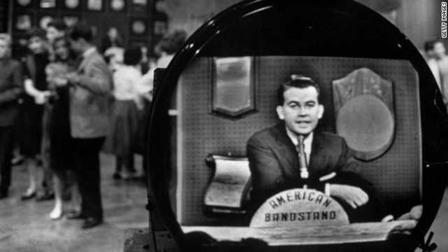  Clark on "American Bandstand."