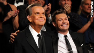 Ryan Seacrest, right, has acknowledged modeling his career on Clark\'s.