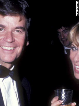 Clark and wife Karen attend the 16th Annual Academy of Country Music Awards on April 30, 1981, at the Shrine Auditorium in Los Angeles.