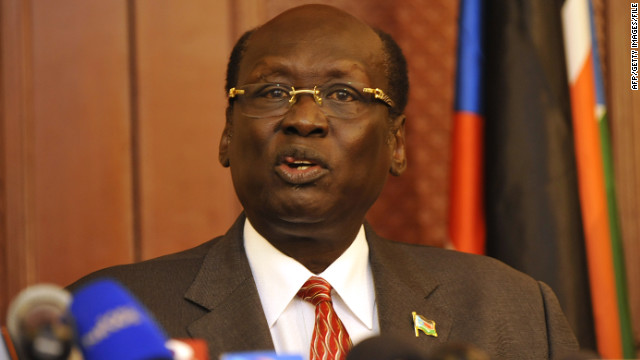 South Sudanese Information Minister Barnaba Marial Benjamin said rival Sudan began a series of attacks Sunday morning.