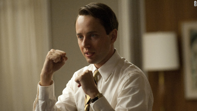 Vincent Kartheiser plays Pete Campbell in a scene from the April 15 