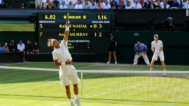 Rafael Nadal ruined Britain's hopes of a home finalist after defeating Andy Murray in the 2011 semis. Both were part of the "Big Four" who helped secure pay increases. Semifinalists will now take home £287,500 ($463,336) -- up 4.5%.