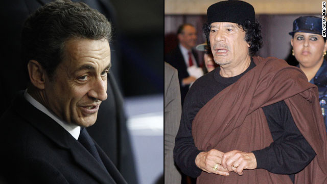 Gadhafi habría financiado campaña presidencial de Sarkozy en 2007, dice informe