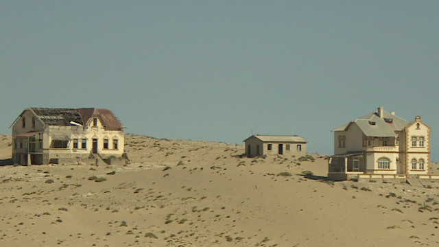 Today a ghost town, Kolmanskop was once a booming diamond rush settlement in the unforgiving Namib desert, present-day Namibia.