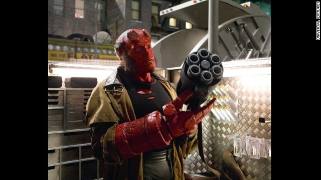 Ron Perlman went red for Guillermo del Toro's "Hellboy" in 2004 and "Hellboy II: The Golden Army" in 2008.