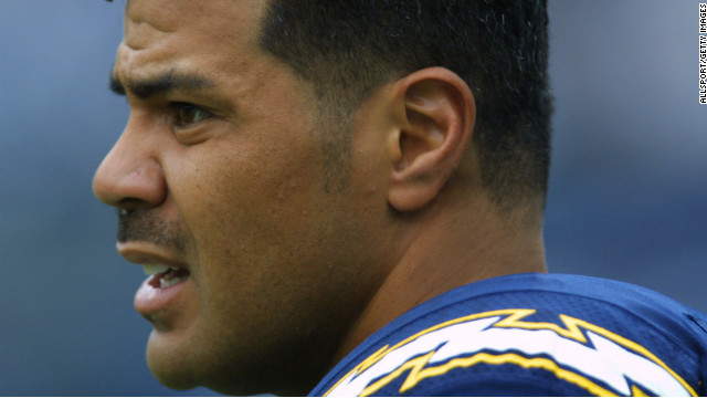 Junior Seau, linebacker for the San Diego Chargers, died from a self-inflicted gunshot wound on May 2.