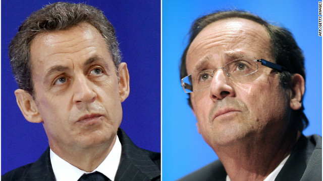 Hollande aventaja a Sarzoky al cierre de las campañas presidenciales de Francia