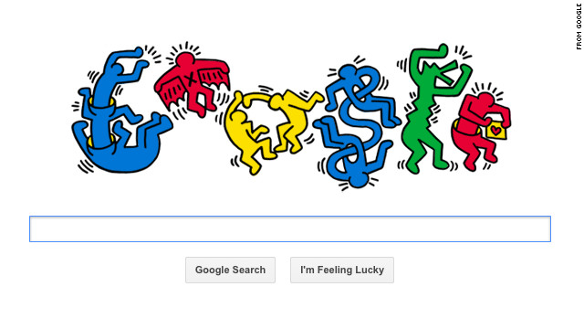 Google Doodle honors artist Keith Haring